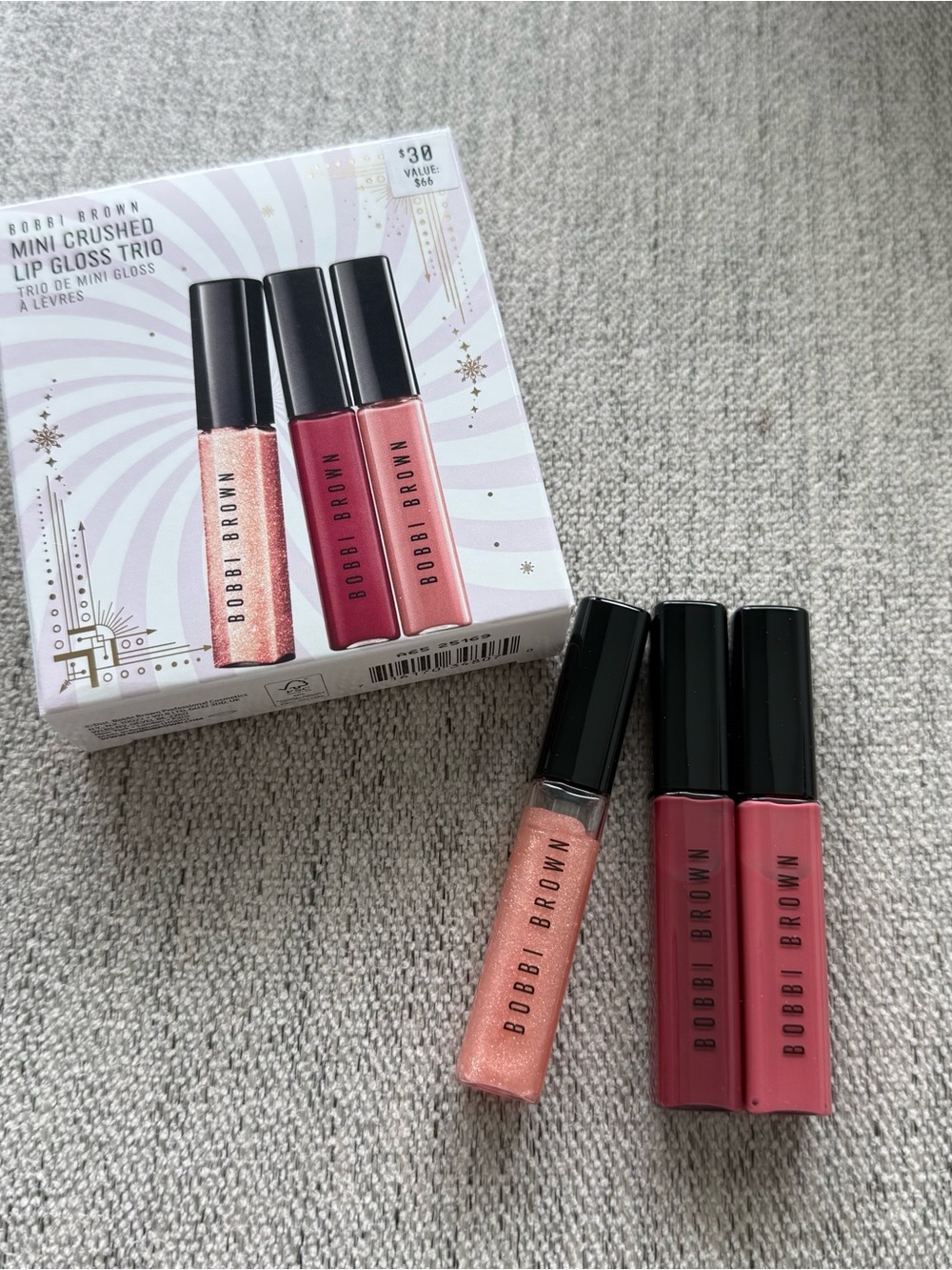 NEW Bobbi Brown Mini Crushed Lip Gloss Trio